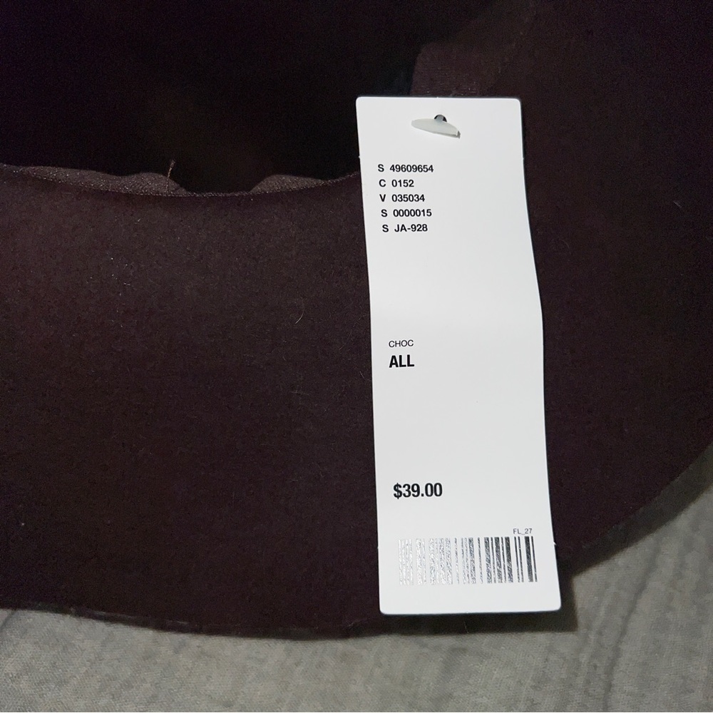 UO Urban Outfitters Boho Chocolate Brown Wool Hipster Hat - Picture 2 of 10